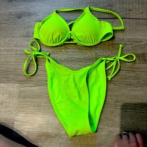 NWOT - LIME GREEN BIKINI